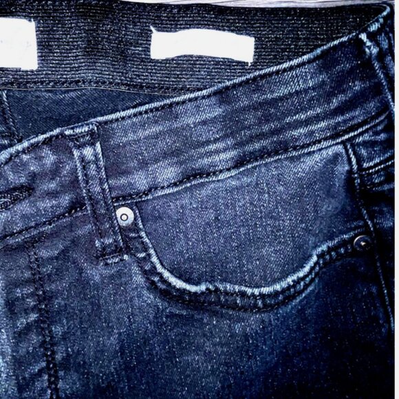 Wonderly Skinny Jeans Mid-Rise Stretch Black Size 6R  - 5 Pocket - Picture 4 of 7
